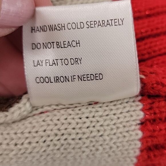 Reindeer Beanie. Unknown Brand. OSFA. Like New. - Picture 6 of 8